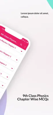 9th Class Physics Mcqs android App screenshot 1